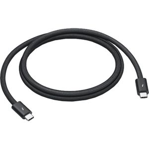 Apple Thunderbolt 4 (USB-C naar USB-C) Pro oplaadkabel - 1 meter - Zwart