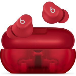 Apple Beats Solo Buds Echt draadloze oortjes Transparant rood