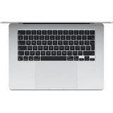 Apple 2024 MacBook Air 15 inch laptop met M3-chip: 15,3 inch Liquid Retina-display, 8 GB uniform geheugen, 256 GB SSD-geheugen, toetsenbord met achtergrondverlichting, 1080p FaceTime HD-camera; zilver