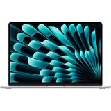 Apple 2024 MacBook Air 15 inch laptop met M3-chip: 15,3 inch Liquid Retina-display, 8 GB uniform geheugen, 256 GB SSD-geheugen, toetsenbord met achtergrondverlichting, 1080p FaceTime HD-camera; zilver