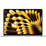 Apple 2024 MacBook Air 15 inch laptop met M3-chip: 15,3 inch Liquid Retina-display, 8 GB uniform geheugen, 512 GB SSD-geheugen, toetsenbord met achtergrondverlichting, Touch ID; wit (Starlight)