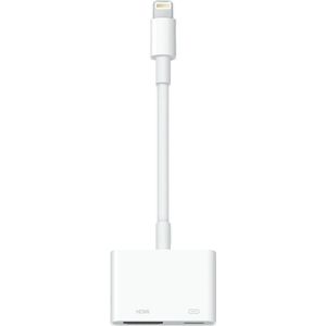 Originele Apple Lightning naar USB C en Digital AV / HDMI Adapter Wit