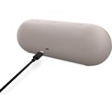 Beats Pill Tragbarer Bluetooth-Lautsprecher, Bis zu 24 Stunden Akkulaufzeit, Wasserabweisend, Kompatibel mit Apple & Android, Kraftvoller Sound für Zuhause, Outdoor - Champagner