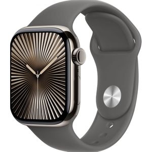 Apple Watch Series 10 GPs + Cellular 42mm Stone Grey Sport Band S/m Smartwatch Natural