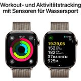 Watch 10 LTE Natur Titan 46 Milanaise Loop Natur M/L MWYC3