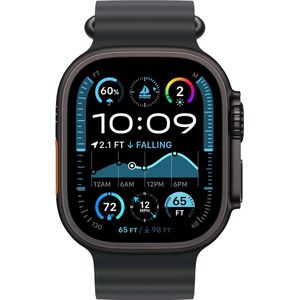 Apple Watch Ultra 2 GPS + Cellular 49mm Black Titanium Case with Black Ocean Band