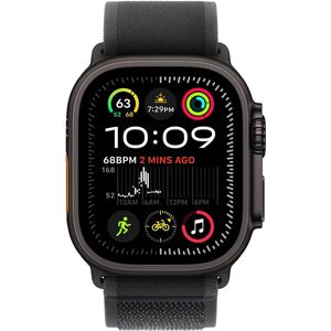 Apple Watch Ultra 2 GPS + Cellular 49mm Black Titanium Case with Black Trail Loop