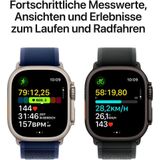 Apple Watch Ultra 2 4G 49 mm Silber Milanaise Armband L