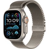 Apple Watch Ultra 2 4G 49 mm Silber Milanaise Armband L