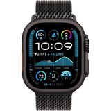 Apple Watch Ultra 2 GPS + Cellular 49mm Black Titanium Case with Black Titanium Milanese Loop