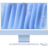 Apple iMac 2024 Blauw M4 8 core CPU, 8 core GPU, 16GB RAM, 256GB SSD, Qwerty NL, Blauw