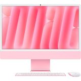 Apple - 24 inch iMac - Desktopcomputer - Pink - Retina 4.5K Display - M4 Chip - 16GB - 256GB SSD