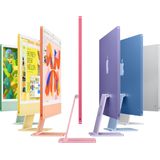 Apple iMac Alles-in-één desktop-pc met M4-chip, 10-core CPU en 10-core GPU: 24 inch Retina-display, 16 GB uniform geheugen, 256 GB SSD-opslag; zilver