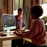 Apple iMac Alles-in-één desktop-pc met M4-chip, 10-core CPU en 10-core GPU: 24 inch Retina-display, 16 GB uniform geheugen, 256 GB SSD-opslag; zilver
