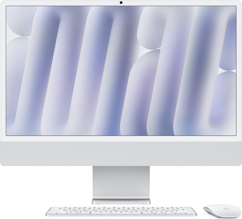 Apple - iMac 24 inch - Silver - 10 CPU - 10 GPU - 16 GB - 256 GB