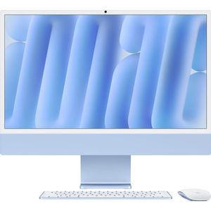 Apple iMac 24 inch M4 (10 core CPU/10 core GPU) 16GB/256GB Blauw QWERTY