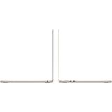 Apple MacBook Air 2024 15 inch Laptop met M3-chip, 15,3 inch Liquid Retina-display, 16 GB uniform geheugen, 512 GB SSD, toetsenbord met achtergrondverlichting, Touch ID, goud (Starlight)