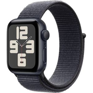 Apple Watch SE 2024 GPS 40mm Midnight Aluminium Case with Ink Sport Loop