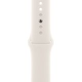 Apple Watch SE 2024 40mm Starlight Aluminium Case with Starlight Sport Band - S/M