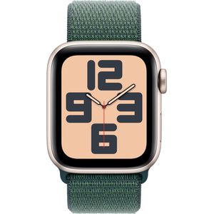 Apple Watch SE 44 mm Aluminium (GPS+Cellular) Sport Loop  grün, polarstern