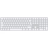 Apple Magic Keyboard met Touch ID en numeriek toetsenblok voor Mac-modellen met Apple silicon - Deens - Witte toetsen ​​​​​​​