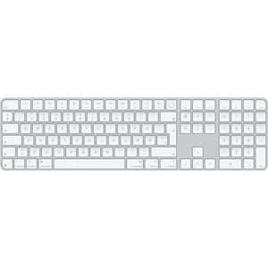 Apple Magic-toetsenbord met touch-ID en numeriek toetsenblok voor Macs met Apple chip - Deens - witte toetsen