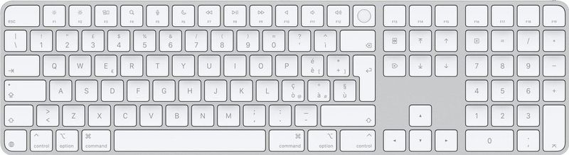 Apple - Magic Toetsenbord - Universeel USB + Bluetooth - QWERTY Italiaans - Wit