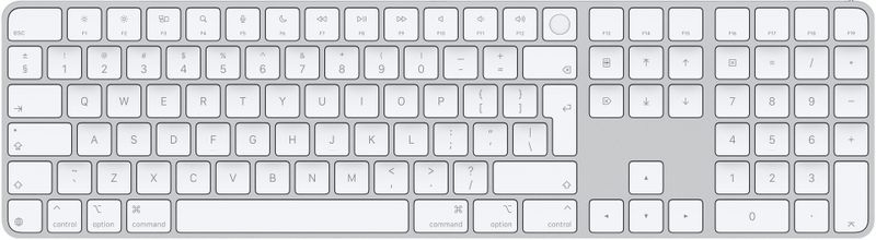 Apple - Magic Keyboard - Toetsenbord - Qwerty - Wit - Aluminium