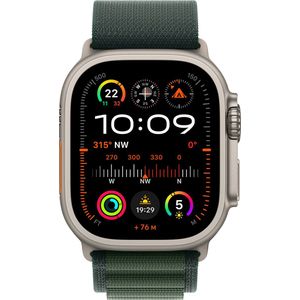 Apple Watch Band - Alpine Loop - 49 mm - Dunkelgrün - Medium