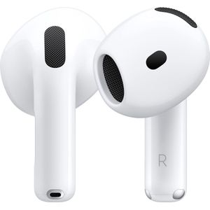 Apple AirPods 4 Kabellose Kopfhörer, Bluetooth Kopfhörer, Personalisiertes 3D Audio, Schutz vor Schweiß und Wasser, USB-C Ladecase, H2 Chip, bis zu 24 Std. Wiedergabe