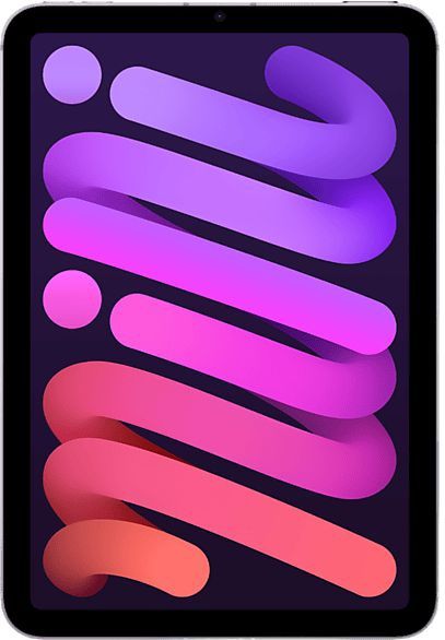Apple iPad Mini (A17 Pro): 8,3'' Liquid Retina Display, 512 GB, WLAN 6E und 5G Mobilfunk, 12 MP Front /12 MP Rückkamera, Touch ID, Batterie für den ganzen Tag – Violett