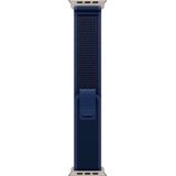 Apple Watch 49mm Trail Loop bandje - M/L - Black Titanium Finish - Blue