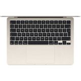 Apple MacBook Air 13 inch laptop met M4-chip: ontworpen voor Apple Intelligence, 13,6 inch Liquid Retina-display, 16 GB uniform geheugen, 256 GB SSD-opslag, sterrenlicht; NL