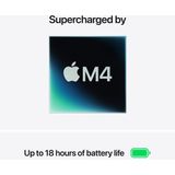 Apple MacBook Air 13 inch laptop met M4-chip: ontworpen voor Apple Intelligence, 13,6 inch Liquid Retina-display, 16 GB uniform geheugen, 512 GB SSD-opslag, sterrenlicht; NL