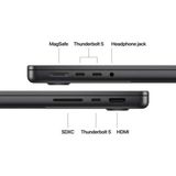 Apple MacBook Pro 2024 14,2'' - M4 Max - 36GB RAM - 1TB SSD - Space Zwart