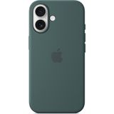 Apple Silicone Backcover MagSafe voor de iPhone 16 Lake Green