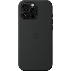 Apple Siliconenhoesje Geschikt voor iPhone 16 Pro Max - Zwart - MagSafe
