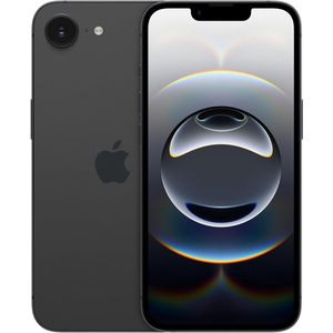 Apple iPhone 16e 128 GB: Gemaakt voor Apple Intelligence, A18-chip, buitengewone batterijduur, 48-MP Fusion-camera, 6,1‑inch Super Retina XDR‑display; Zwart
