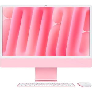 Apple iMac 2024 (512 GB, 24 GB, M4, Apple M4 10-kern), PC, Roze