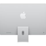 Apple iMac 2024 - M4 10 core CPU, 10 core GPU, 16GB RAM, 256GB SSD, Qwerty NL, Zilver, Nanotextuur