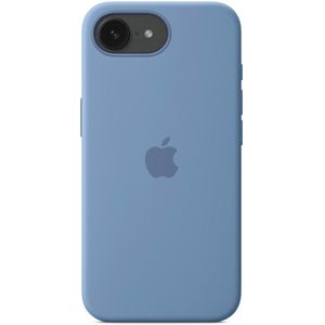 Apple iphone 16e silicone case blauw