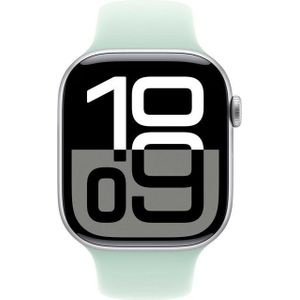 Apple Watch Band - Sportbandje - 46 mm - Aquamarijn - S/M