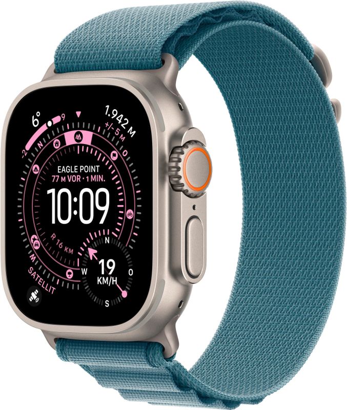 Apple - Ultra 3 - Smartwatch - 49 mm - 5G - Titanium Kast - Waterbestendig tot 100 meter