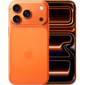 Apple - iPhone 17 Pro - Mobiele Telefoon - Zilver - 6,3 inch Display 1 TB Oranje