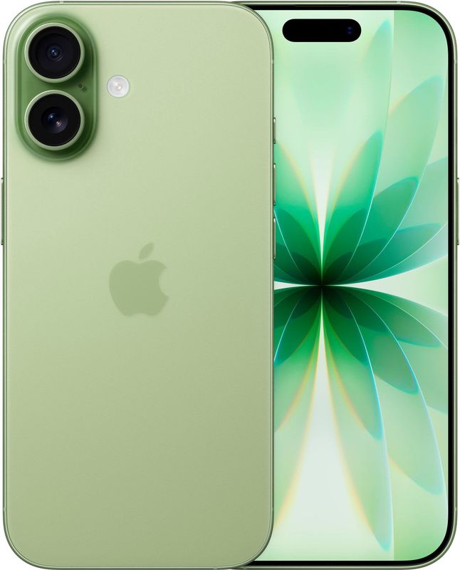 Apple - iPhone 17 - Smartphone - Dubbele SIM - 5G 256 GB Groen