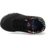 Skechers Uno Lite Meisjes Sneakers - Zwart;Multicolour - Maat 33