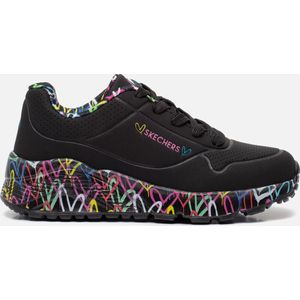 Skechers Sneaker »UNO LITE-LOVELY LUV«, Schnürschuh mit bedruckter Sohle, Größenschablone zum Download