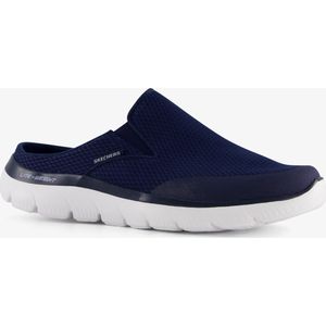 Navy - Slippers - Textiel - Sportieve Look