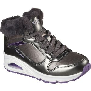 Skechers Uno - Cozy On Air Meisjes Sneakers - Gunmetal