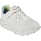 Skechers - Uno Lite-Rainbow Specks - Sneakers - White - Synthetisch - Air-Cooled Memory Foam